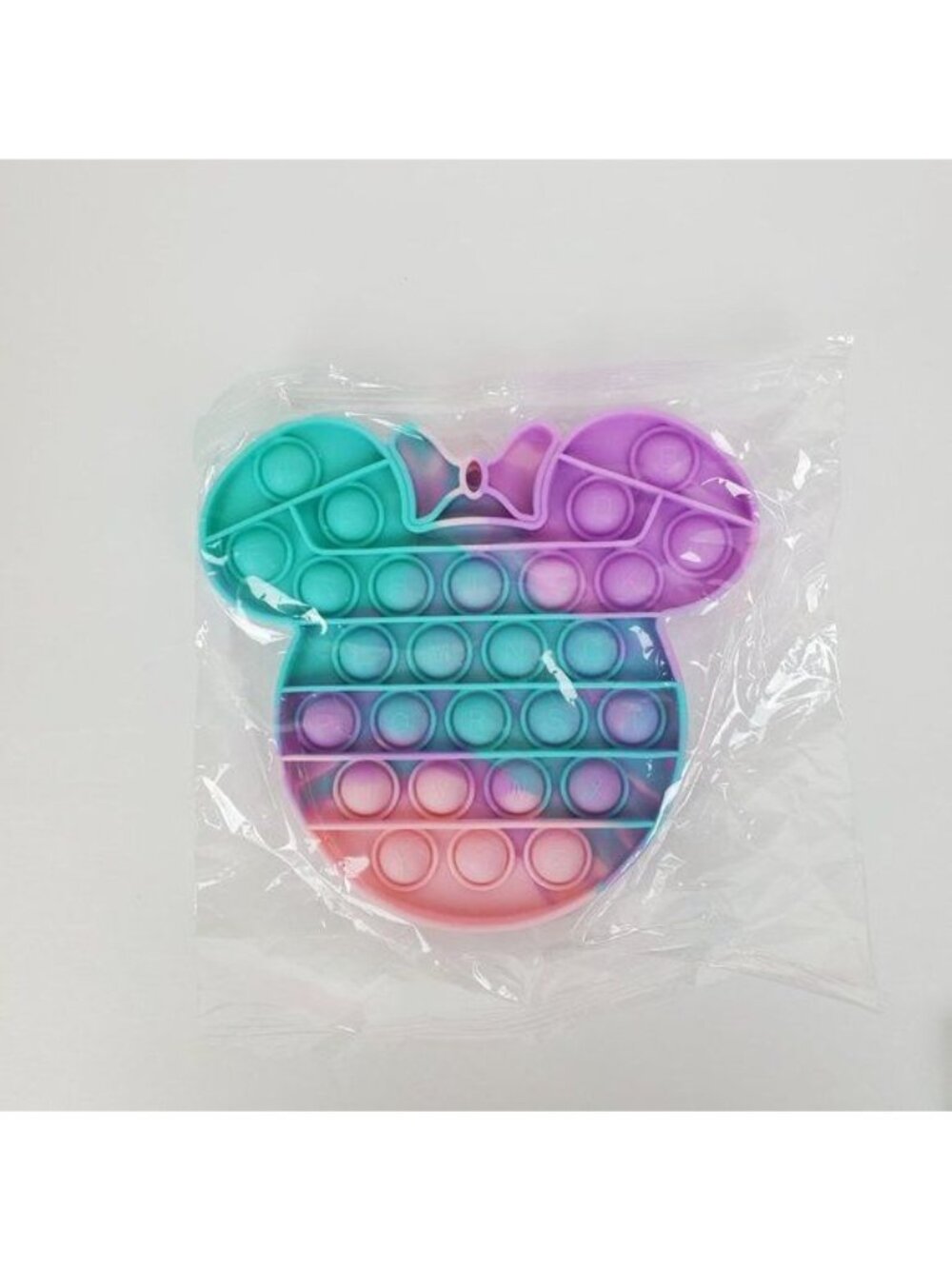 Rainbow Push Pop Fidget Colorful Minnie Mouse